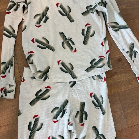 PINK cactus Christmas pjs - Picture 2 of 6